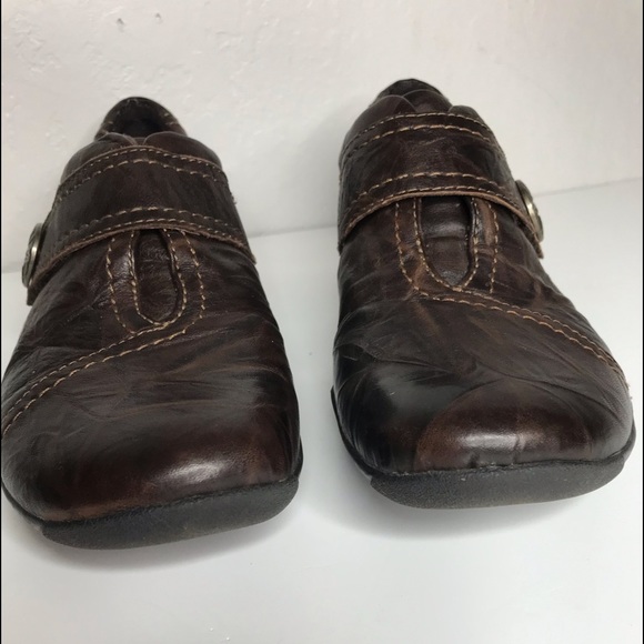 Clark’s Artisian leather upper decorative button 9M - Picture 5 of 9